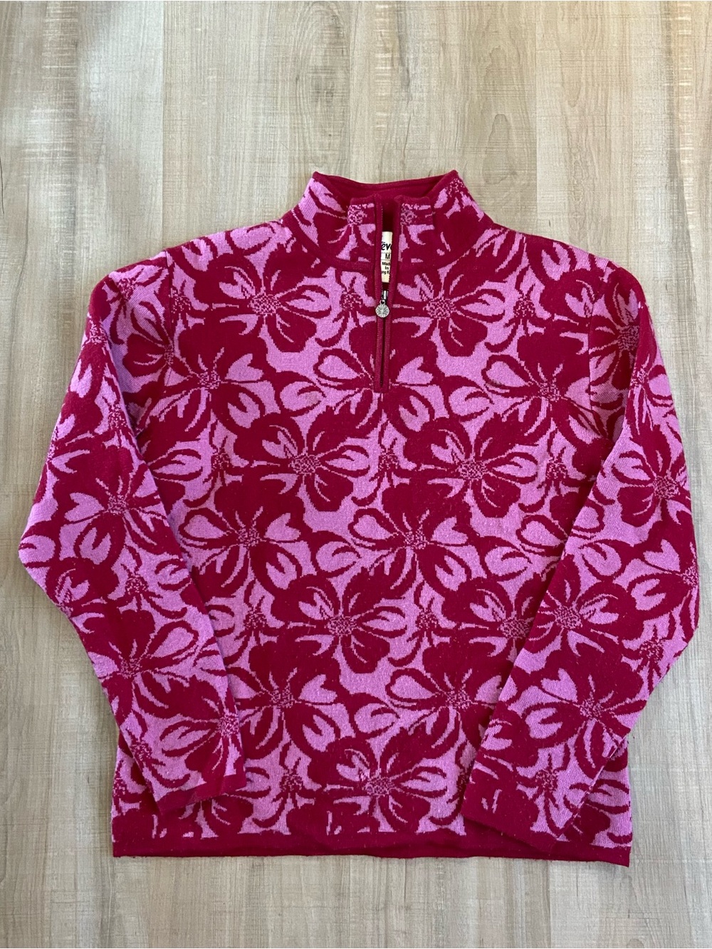 Neve Designs Quarter Zip Wool Sweater